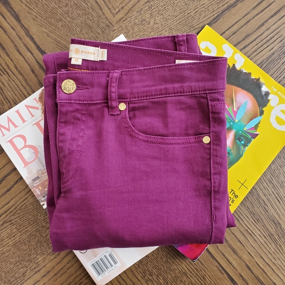 Tory Burch Denim - Tory Burch • Super Skinny Jean's in Royal Purple